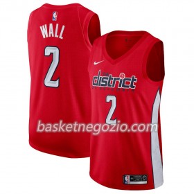 Canotte Uomo Washington Wizards John Wall 2 2018-19 Nike Rosso Swingman